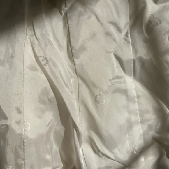 Women's Escada White Beaded Blazer - Picture 5 of 12